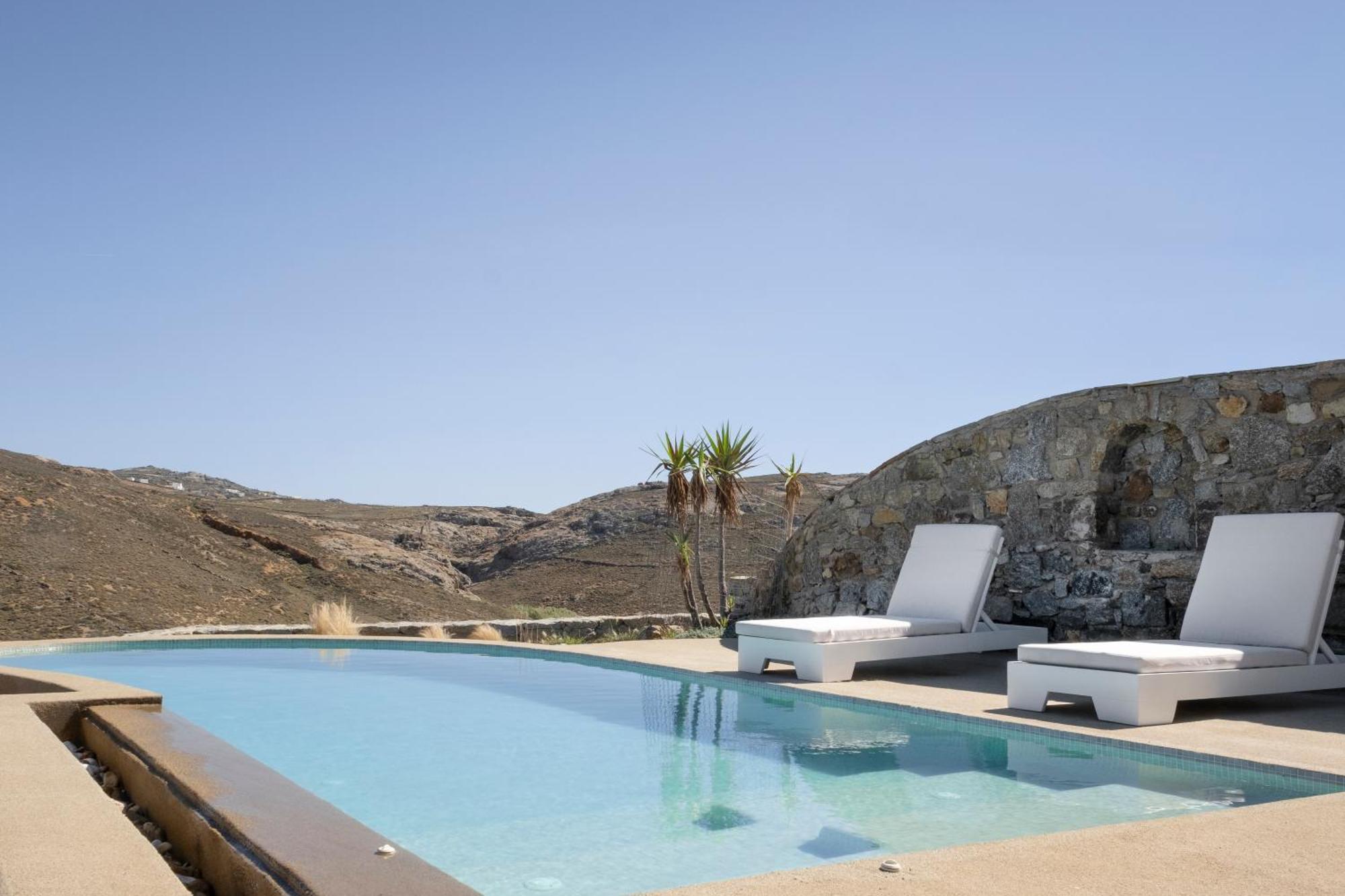 Mykonos Residence Villas & Suites Merchia Beach ภายนอก รูปภาพ