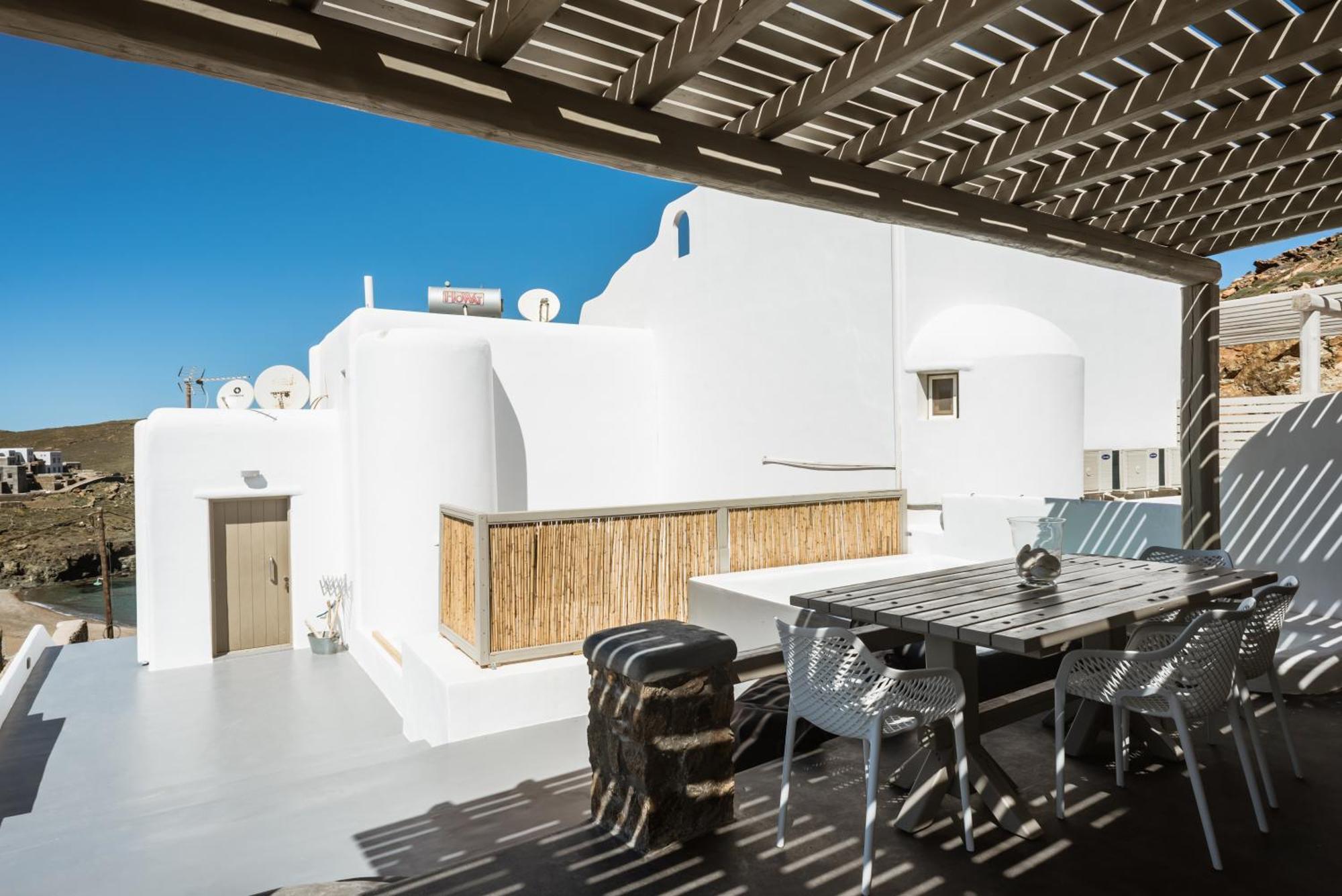 Mykonos Residence Villas & Suites Merchia Beach ภายนอก รูปภาพ