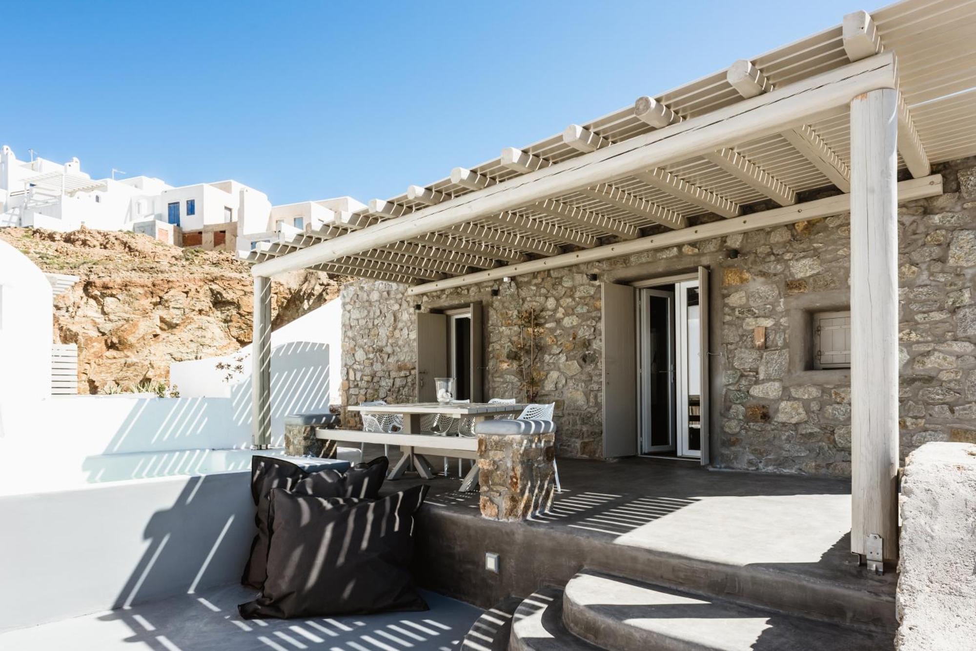 Mykonos Residence Villas & Suites Merchia Beach ภายนอก รูปภาพ