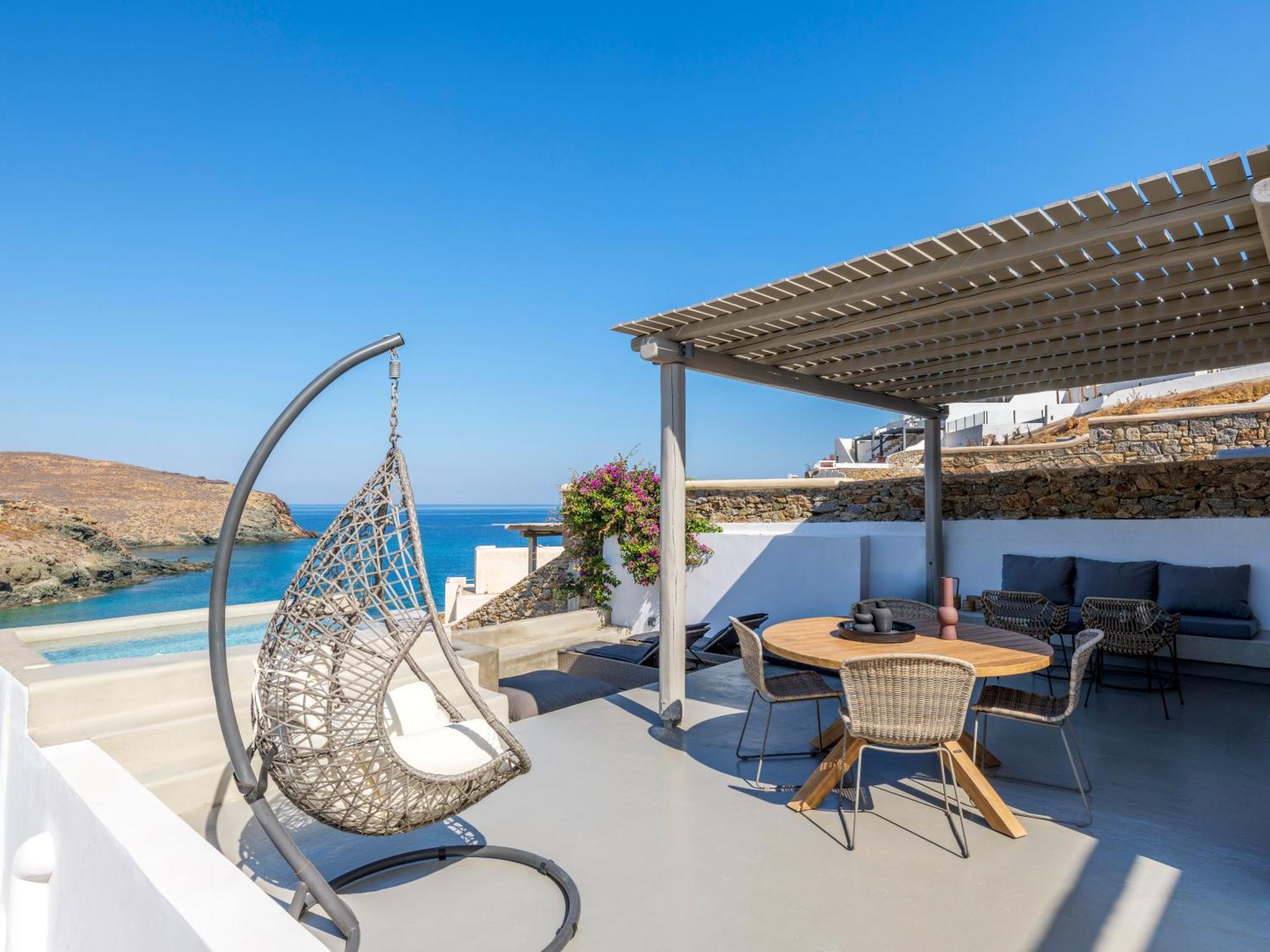 Mykonos Residence Villas & Suites Merchia Beach ภายนอก รูปภาพ