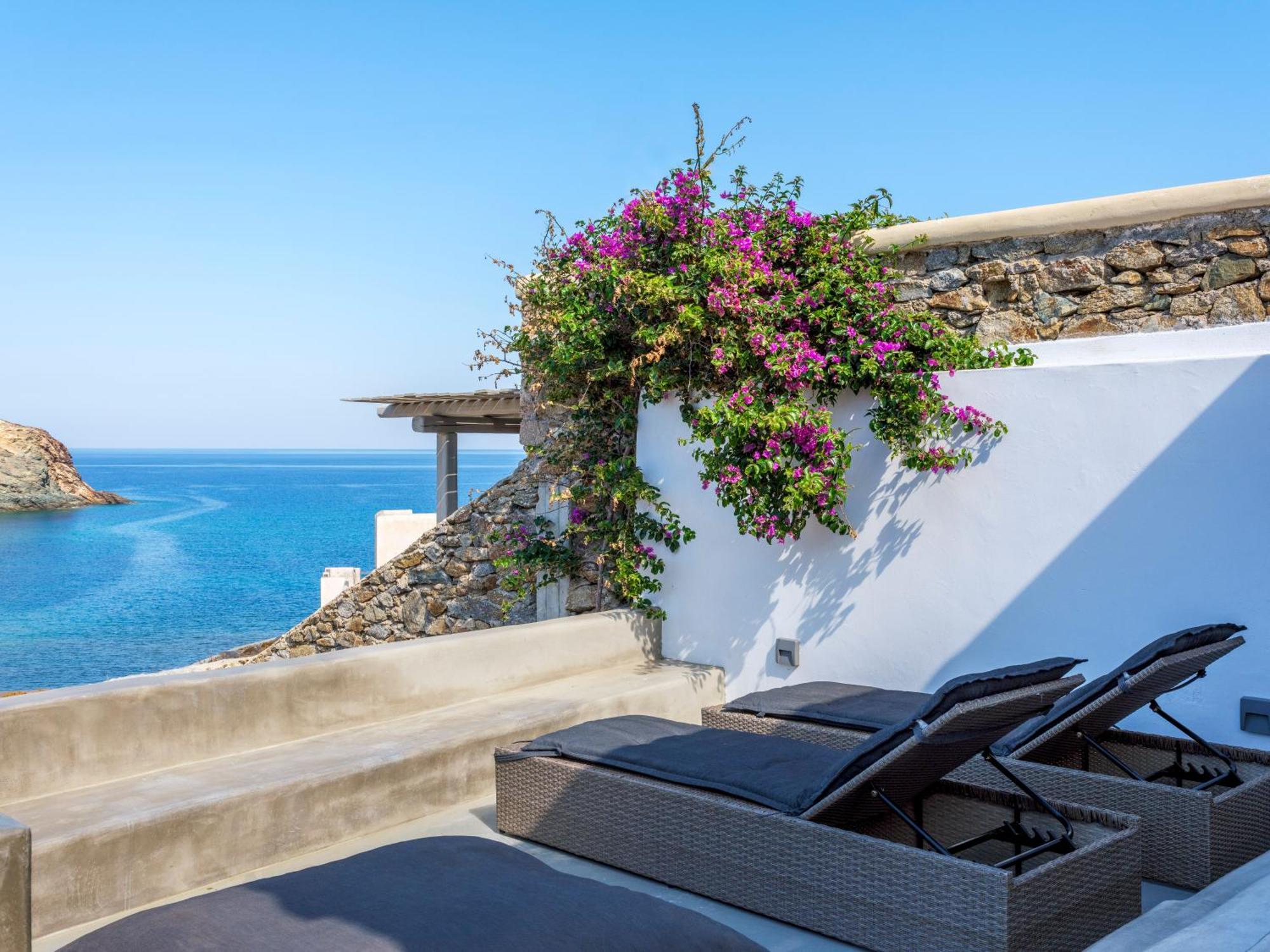 Mykonos Residence Villas & Suites Merchia Beach ภายนอก รูปภาพ