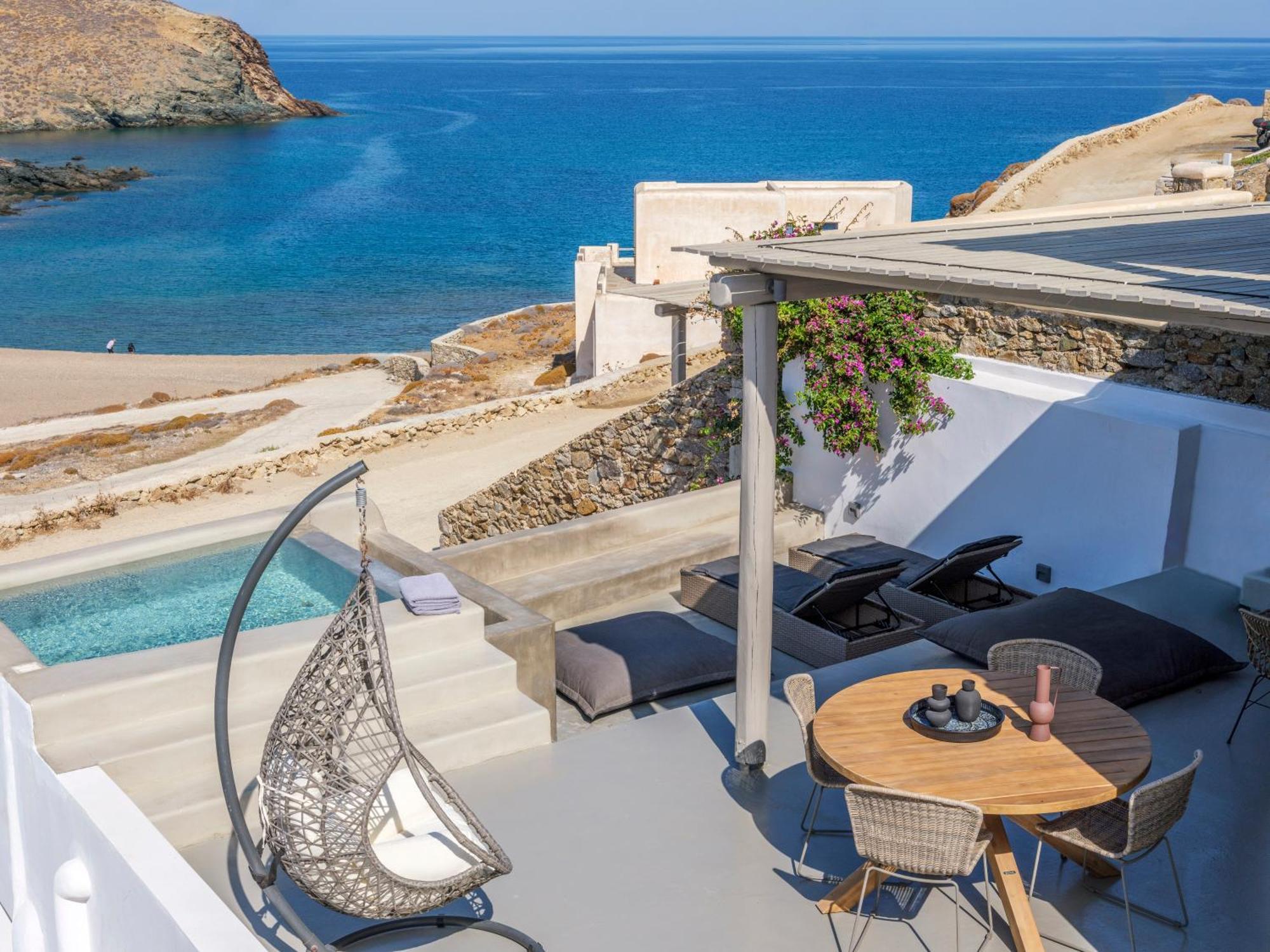 Mykonos Residence Villas & Suites Merchia Beach ภายนอก รูปภาพ