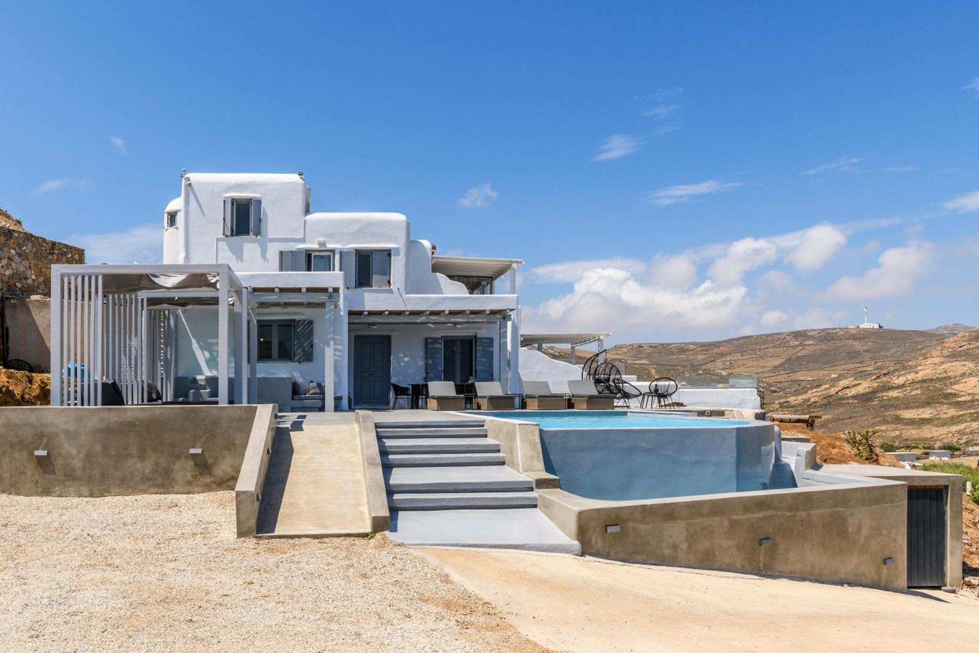 Mykonos Residence Villas & Suites Merchia Beach ภายนอก รูปภาพ