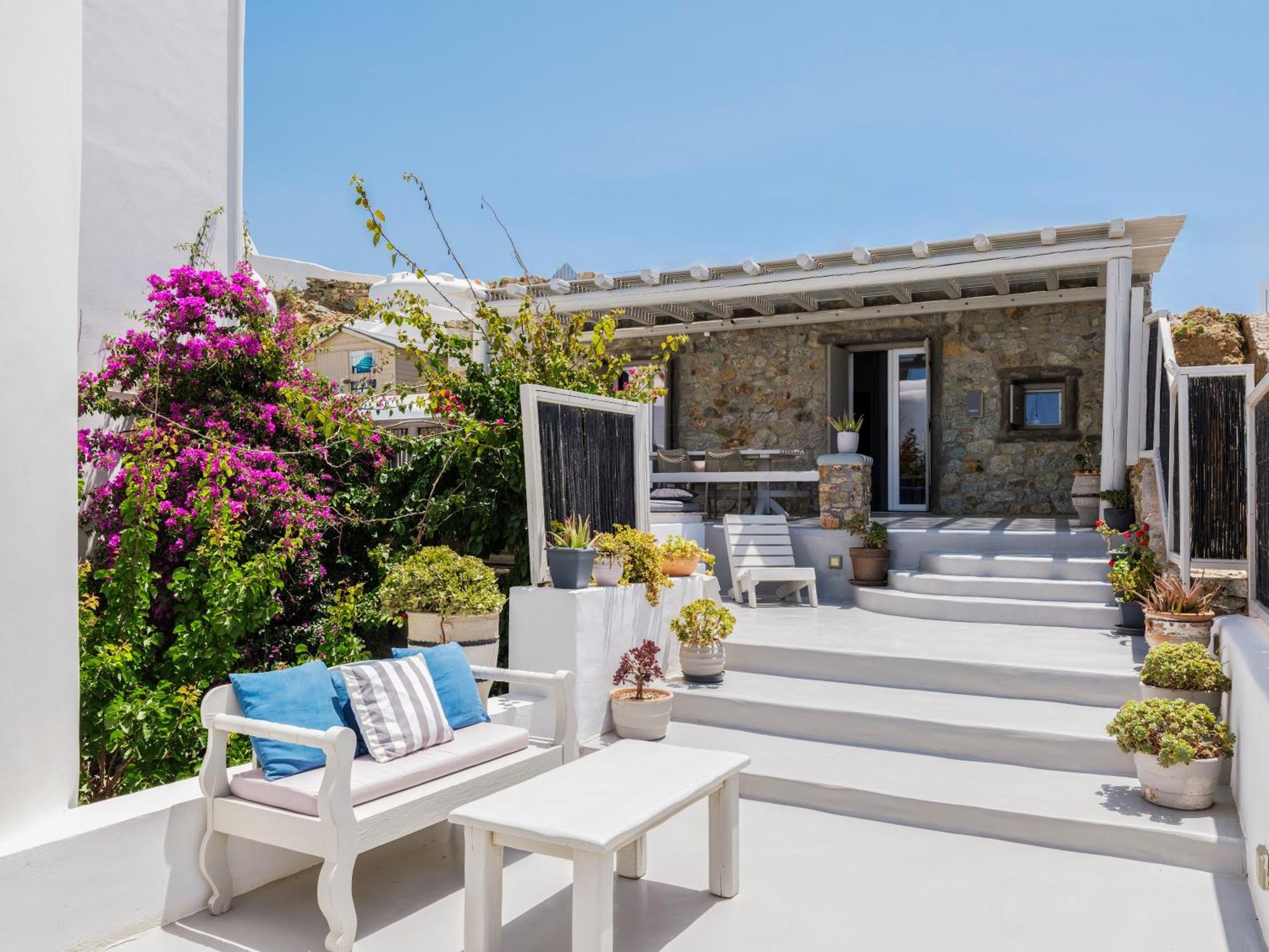 Mykonos Residence Villas & Suites Merchia Beach ภายนอก รูปภาพ