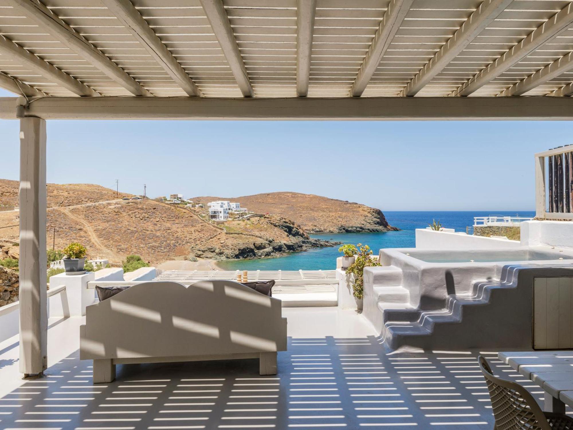 Mykonos Residence Villas & Suites Merchia Beach ภายนอก รูปภาพ