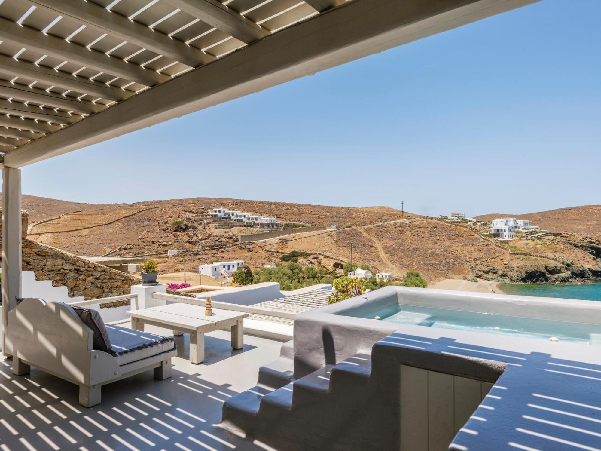 Mykonos Residence Villas & Suites Merchia Beach ภายนอก รูปภาพ