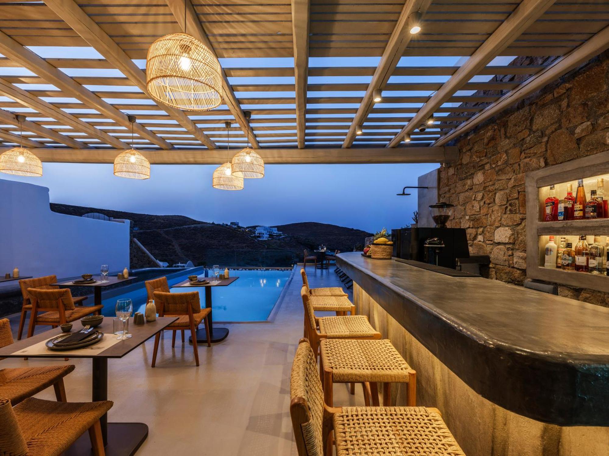Mykonos Residence Villas & Suites Merchia Beach ภายนอก รูปภาพ